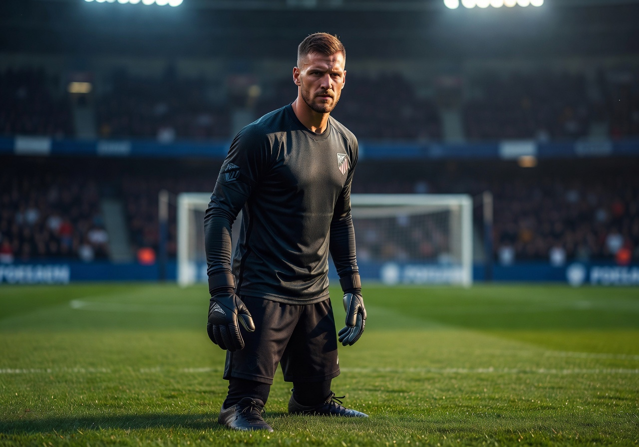 Jan Oblak goalkeeper portrait