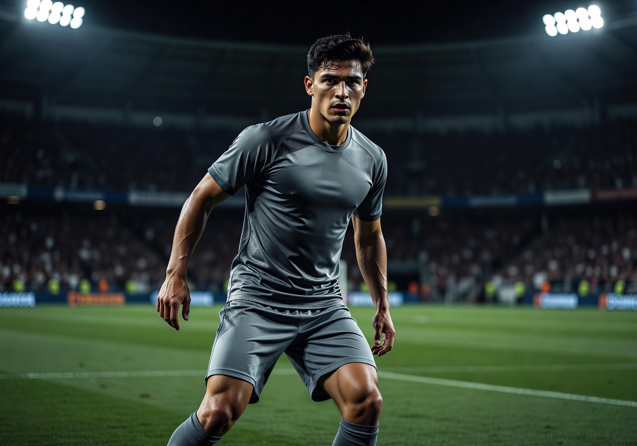 Julian Alvarez striker portrait