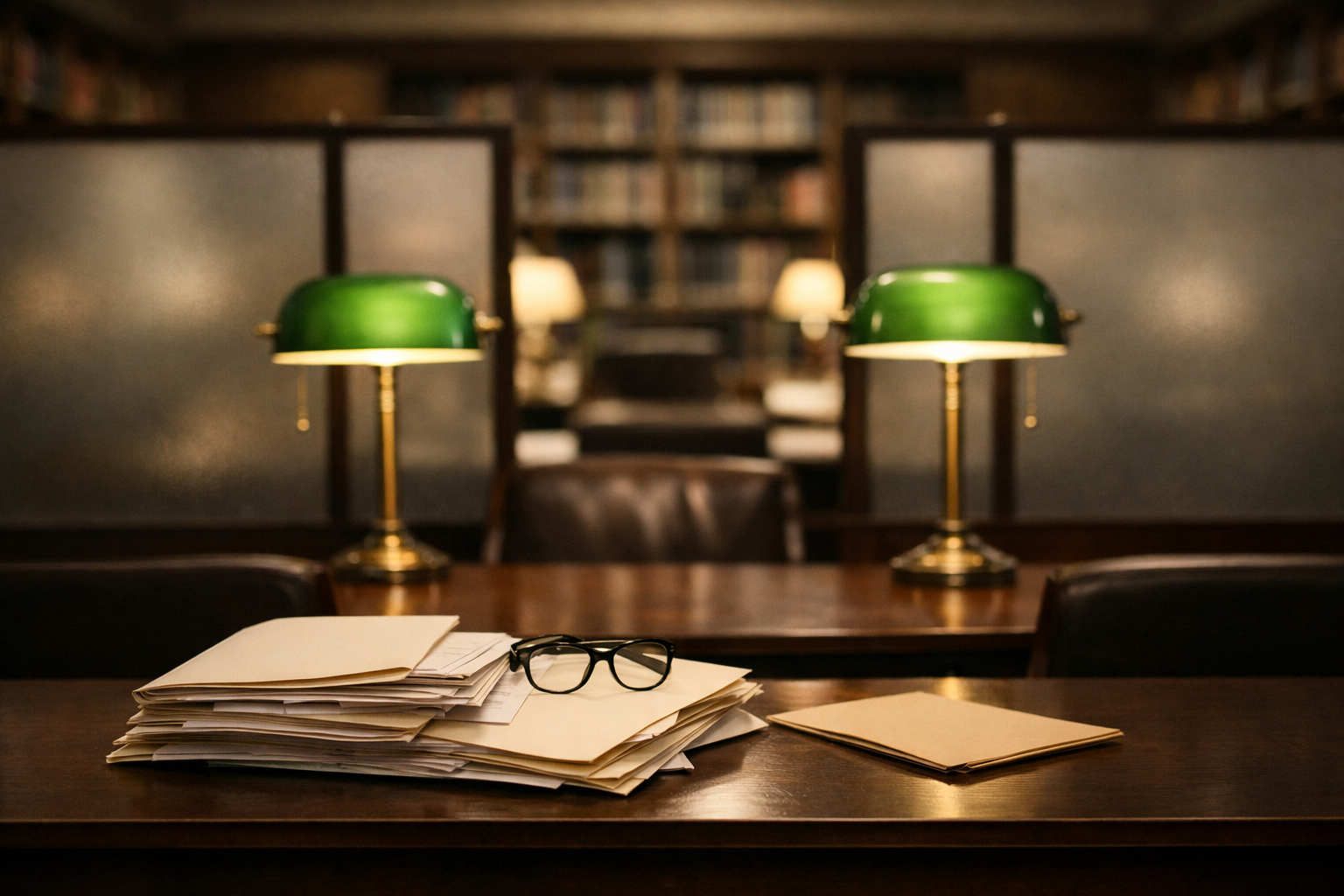 Legal document reading room privacy banner
