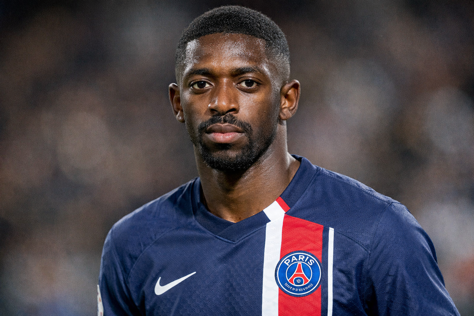 Ousmane Dembele PSG winger portrait